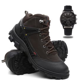 Coturno Masculino Aventura Bota Trilha REF 5000 Ca... - Lorenzzo Lopez