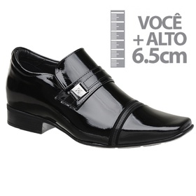 sapatos masculinos salto interno