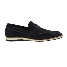 Sapato Casual Preto em Couro Camurça | MADOK