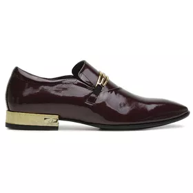 Sapato Social Jota Pe Verniz Vinho MGOLD - 22801 V - MADOK