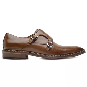 Sapato Social Whisky Couro Premium Wood - 91763W - MADOK
