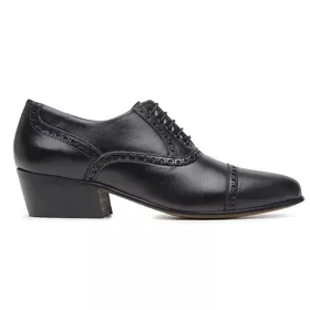 Sapato para dança de salão Masculino Preto em Cour... - MADOK