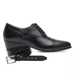 Sapato para dança de salão Masculino em Couro + Ci... - MADOK