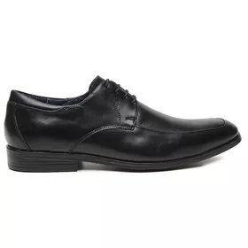 Sapato Social Preto em Couro - 99406PB - MADOK