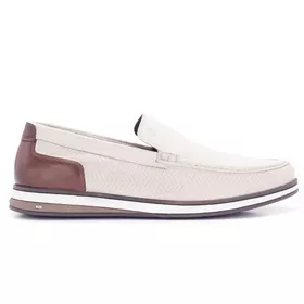 Sapato Casual Jota Pe Off White Air Wind em Couro ... - MADOK