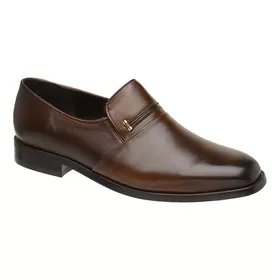 Sapato Social Jota Pe Marrom Pelica - 4013 M - MADOK