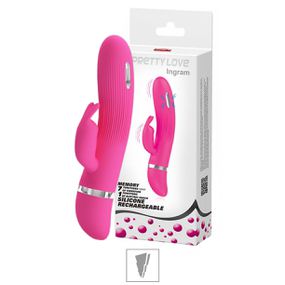 Vibrador Com Estimulador Ingram SI (5956) - Rosa - Atacado Star Sex Shop, Lingerie e Produtos Eróticos