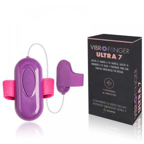 *Capa para Dedo Com Vibro Finger Ultra 7 VP (OV015) - Roxo - Sex Shop Atacado Star: Produtos Eróticos e lingerie