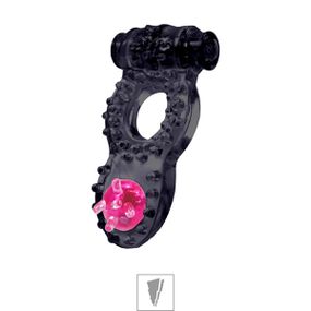 Anel Com Vibro e Pérola Massageadora SI (1012) - Preto - Atacado Star Sex Shop, Lingerie e Produtos Eróticos