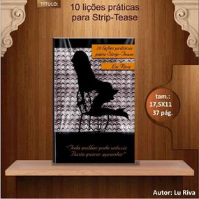 *Livro Lucimara Siqueira 10 Lições Práticas Para Strip-Tease... - Sex Shop Atacado Star: Produtos Eróticos e lingerie