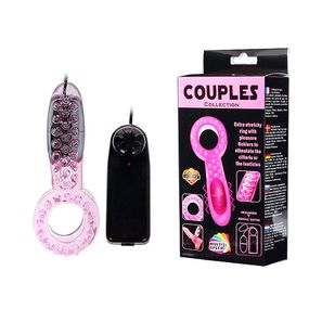 *Anel Peniano Com Vibro Couples Collection SI (1082) - Rosa - Sex Shop Atacado Star: Produtos Eróticos e lingerie