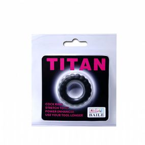 *Anel Peniano Em Borracha Titan SI (1120) - Preto - Sex Shop Atacado Star: Produtos Eróticos e lingerie