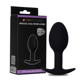 *Plug Pretty Love Anal Balls SI (1194) - Preto - Sex Shop Atacado Star: Produtos Eróticos e lingerie