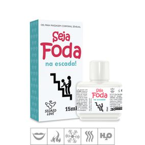 Gel Para Sexo Oral Seja Foda na Escada! 15ml (17497) - Menta - Sex Shop Atacado Star: Produtos Eróticos e lingerie