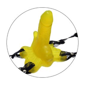 *PROMO - Butterfly Com Mini Pênis (17539) - Amarelo - Sex Shop Atacado Star: Produtos Eróticos e lingerie