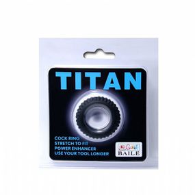 *Anel Peniano Em Borracha Titan SI (1119) - Preto - Sex Shop Atacado Star: Produtos Eróticos e lingerie