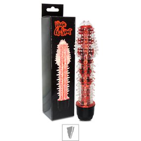 Vibrador Com Capa e Cerdas SI (5086-ST337) - Vermelho - Sex Shop Atacado Star: Produtos Eróticos e lingerie