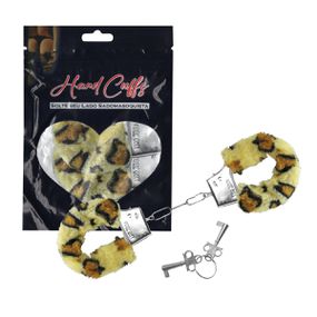 Algema em Metal Com Pelúcia Hand Cuffs SI (5268) - Onça - Sex Shop Atacado Star: Produtos Eróticos e lingerie