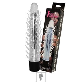 *Vibrador Com Capa Horny Dragon SI (5289) - Translúcido - Sex Shop Atacado Star: Produtos Eróticos e lingerie