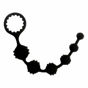 *Plug 6 Esferas Toto SI (5586) - Preto - Atacado Star Sex Shop, Lingerie e Produtos Eróticos