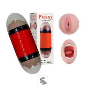 *Masturbador Duplo Sem Vibro Pussy Vibration SI (6507) - Boc... - Sex Shop Atacado Star: Produtos Eróticos e lingerie