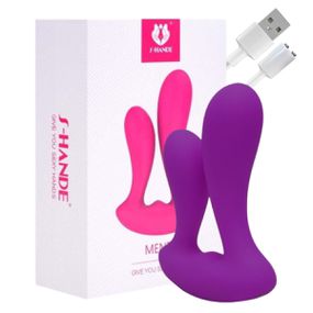 Plug Silicone Duplo Com Vibro Mento SI (6688) - Roxo - Atacado Star Sex Shop, Lingerie e Produtos Eróticos