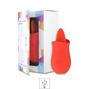 **Rosa Com Estimulador Formato de Língua SI (7499) - Vermelh... - Sex Shop Atacado Star: Produtos Eróticos e lingerie