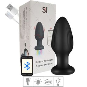 Plug de Silicone Com Rotação e Luz de Led SI - (8630) - Pret... - Atacado Star Sex Shop, Lingerie e Produtos Eróticos