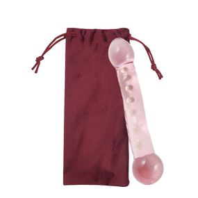 Plug de Vidro Com Relevos SI (8795) - Rosa - Atacado Star Sex Shop, Lingerie e Produtos Eróticos