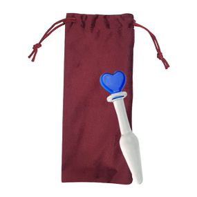 Plug de Vidro Com Base de Coração SI -(8798) - Padrão - Atacado Star Sex Shop, Lingerie e Produtos Eróticos
