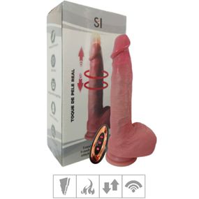 Prótese 17x13 Com Vibro Ventosa e Escroto SI - (8824) - Bege - Atacado Star Sex Shop, Lingerie e Produtos Eróticos