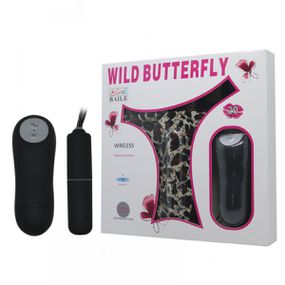 *Calcinha Com Cápsula Wild Butterfly VP (BW015) - Onça - Sex Shop Atacado Star: Produtos Eróticos e lingerie