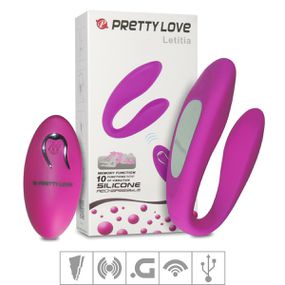 Vibrador Para Casal Letitia VP (CD005C) - Magenta - Sex Shop Atacado Star: Produtos Eróticos e lingerie
