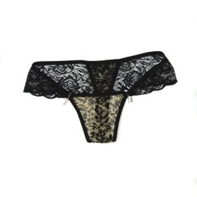 *Calcinha Cadeado (CF614) - Onça com Preto - Sex Shop Atacado Star: Produtos Eróticos e lingerie