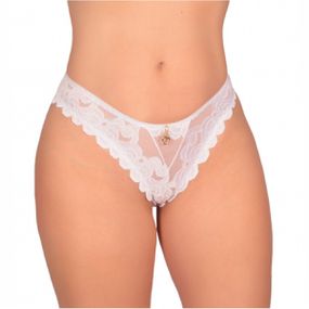 *Calcinha Lara Biju (CF618) - Branco - Sex Shop Atacado Star: Produtos Eróticos e lingerie