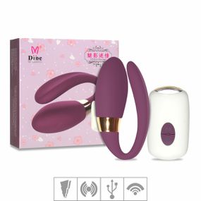 Vibrador Duplo 7 Vibrações Recarregável VP (DB056) - Bordô... - Sex Shop Atacado Star: Produtos Eróticos e lingerie