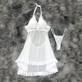 *Camisola Milena (DM040) - Branco - Sex Shop Atacado Star: Produtos Eróticos e lingerie