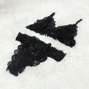 Conjunto Renda (DR4520) - Preto - Sex Shop Atacado Star: Produtos Eróticos e lingerie