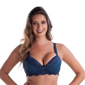 *Soutien Duanip Com Bojo (DU750) - Azul Marinho - Sex Shop Atacado Star: Produtos Eróticos e lingerie