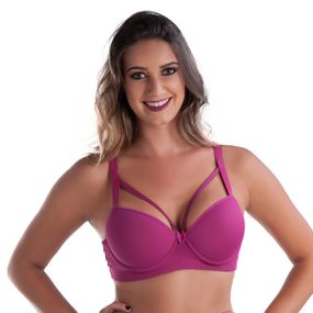 *Soutien Duanip Com Bojo e Alça Dupla (DU796) - Magenta - Sex Shop Atacado Star: Produtos Eróticos e lingerie