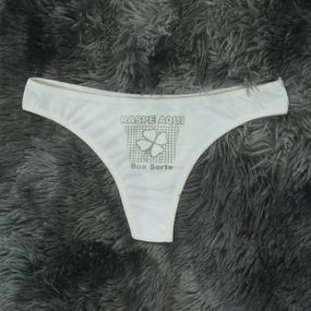 *Calcinha Exibida (EB126) - Branco - Atacado Star Sex Shop, Lingerie e Produtos Eróticos