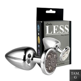 Plug Less G Cromado Com Pedras Cravejadas em Strass (HA155C)... - Atacado Star Sex Shop, Lingerie e Produtos Eróticos