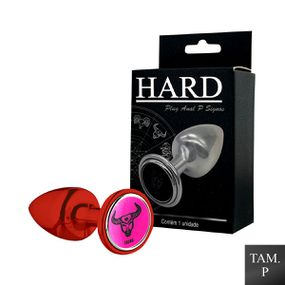 Plug Metálico P Signos Touro (HA162TO) - Vermelho - Sex Shop Atacado Star: Produtos Eróticos e lingerie