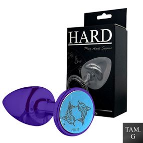 Plug Metálico G Signos Peixes (HA164PX) - Lilás - Atacado Star Sex Shop, Lingerie e Produtos Eróticos