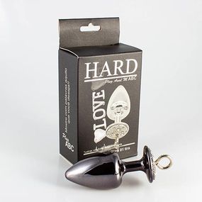 Plug Metálico M ABC Para Personalização (HA178) - Onix - Atacado Star Sex Shop, Lingerie e Produtos Eróticos