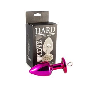 Plug Metálico G ABC Para Personalização - (HA179) - Rosa - Atacado Star Sex Shop, Lingerie e Produtos Eróticos