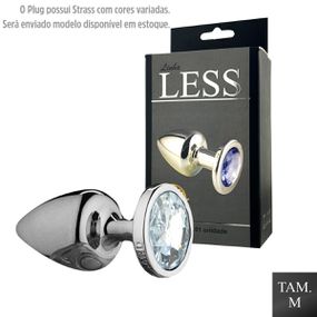 Plug de Plástico M Less Com Pedras Variadas (HA192) - Cromad... - Atacado Star Sex Shop, Lingerie e Produtos Eróticos