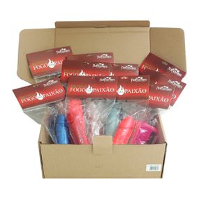 Kit Com 10 Próteses Variadas Fogo da Paixão (HP349) - Cores ... - Sex Shop Atacado Star: Produtos Eróticos e lingerie