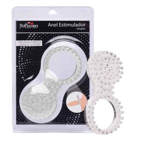 Anel Peniano Estimulador Simples (HZ312T) - Translúcido - Atacado Star Sex Shop, Lingerie e Produtos Eróticos