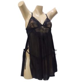Camisola Diva (ID1129) - Preto - Atacado Star Sex Shop, Lingerie e Produtos Eróticos